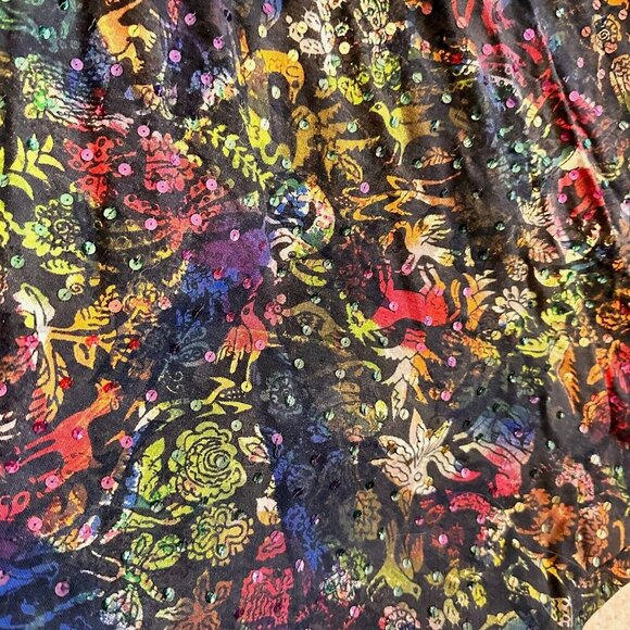 Vintage 50s Jorelle Model Dress Full Skirt Strapless Sequins - Picture 8 of 16